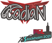 Sticker | cadiaN | Stockholm 2021