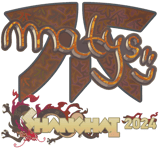 Sticker | MATYS (Holo) | Shanghai 2024