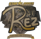 Sticker | REZ (Gold) | Berlin 2019 image