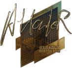 Sticker | Attacker (Gold) | Boston 2018 image