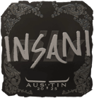 Sticker | insani (Foil) | Austin 2025 image