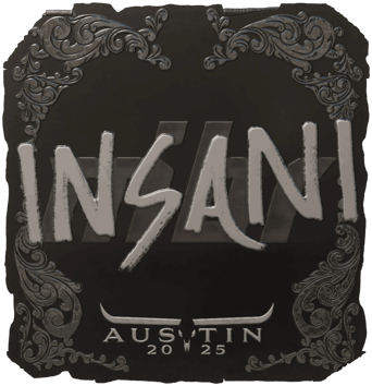 Sticker | insani (reflectante) | Austin 2025
