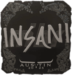 Sticker | insani (Foil) | Austin 2025