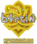 Sticker | b4rtiN (Glitter) | Copenhagen 2024