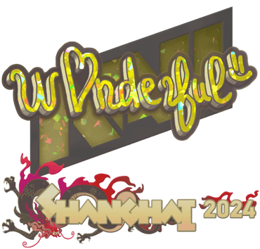 Sticker | w0nderful (Glitter) | Shanghai 2024