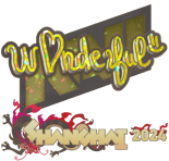 Sticker | w0nderful (Glitter) | Shanghai 2024