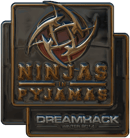 Sticker | Ninjas in Pyjamas (Foil) | DreamHack 2014 image