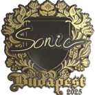 Sticker | Sonic (Gold) | Budapest 2025 image