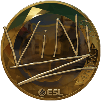 Sticker | VINI (ทอง) | Katowice 2019