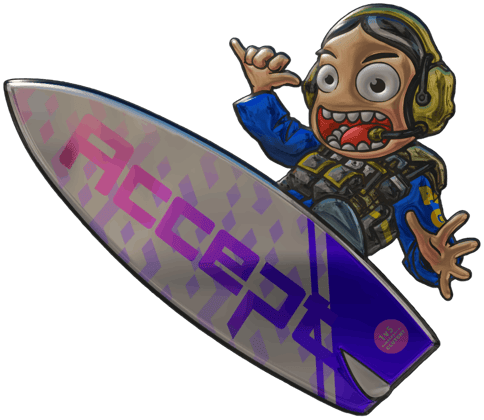 Sticker | 秋葉原認證衝浪艾娃(閃亮)