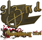 Sticker | sl3nd (Gold) | Shanghai 2024 image