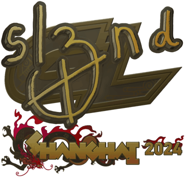 Sticker | sl3nd (złota) | Szanghaj 2024