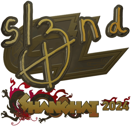 Sticker | sl3nd (ゴールド) | Shanghai 2024