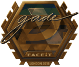 Sticker | gade (Gold) | London 2018 image