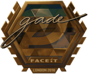 Sticker | gade (Gold) | London 2018