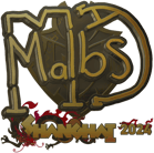 Sticker | malbsMd (Gold) | Shanghai 2024 image