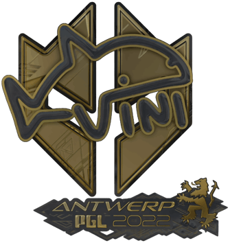 Sticker | VINI (Gold) | Antuérpia 2022