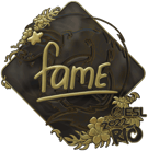 Sticker | fame (Gold) | Rio 2022 image