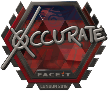 Sticker | xccurate (Foil) | London 2018