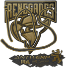 Sticker | ins (Gold) | Antwerp 2022 image