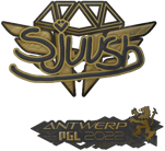 Sticker | sjuush (Gold) | Antwerp 2022 image