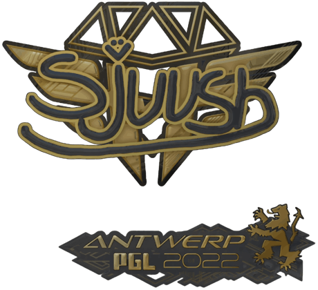 Sticker | sjuush (Oro) | Anversa 2022