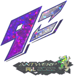 Sticker | 9z Team (Glitter) | Antwerp 2022