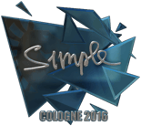 Sticker | s1mple (Foil) | Cologne 2016 Sticker | s1mple (Foil) | Cologne 2016 image