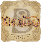 Sticker | alex666 | Austin 2025