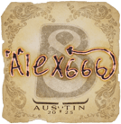 Sticker | alex666 | Austin 2025 Sticker | alex666 | Austin 2025 image