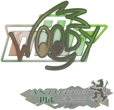 Sticker | WOOD7 (โฮโล) | Antwerp 2022
