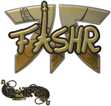 Sticker | FASHR(金色)| 2023年巴黎锦标赛