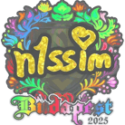 Sticker | n1ssim (Holo) | Budapest 2025 Sticker | n1ssim (Holo) | Budapest 2025 image