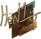 Sticker | HEN1 (Gold) | Boston 2018 Sticker | HEN1 (Gold) | Boston 2018 image