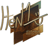Sticker | HEN1 (Gold) | Boston 2018