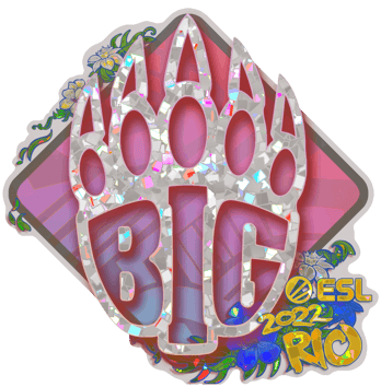 Sticker | BIG (Glitter) | Rio 2022