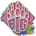 Sticker | BIG (Glitter) | Rio 2022