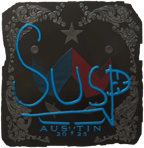 Sticker | susp (Foil) | Austin 2025