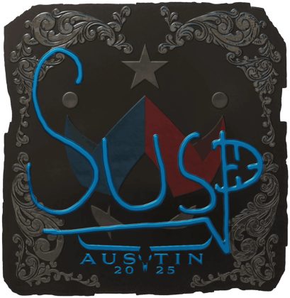 Sticker | susp (ฟอยล์) | Austin 2025