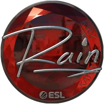 Sticker | rain (Foil) | Katowice 2019
