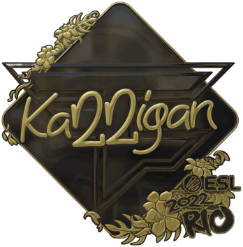 Sticker | karrigan (Gold) | Rio 2022