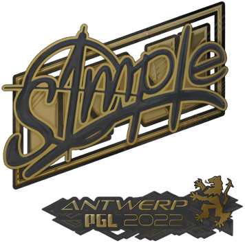 Sticker | s1mple (or) | Anvers 2022