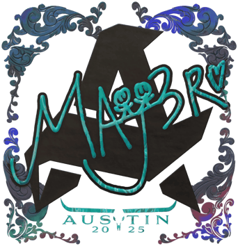 Sticker | MAJ3R (Olografico) | Austin 2025