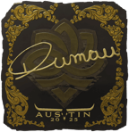 Sticker | dumau (Gold) | Austin 2025