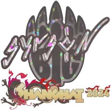 Sticker | syrsoN (purpurina) | Shanghái 2024