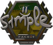 Sticker | s1mple (Foil) | London 2018