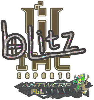 Sticker | bLitz (brokatowa) | Antwerpia 2022