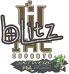 Sticker | bLitz (Glitter) | Antwerp 2022