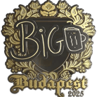 Sticker | biguzera (Gold) | Budapest 2025 Sticker | biguzera (Gold) | Budapest 2025 image
