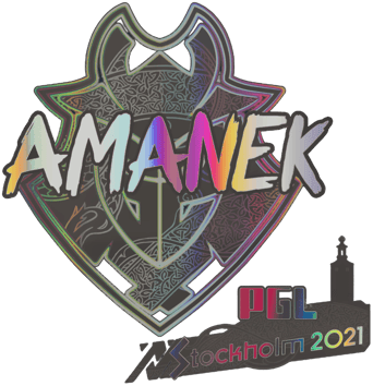 Sticker | AMANEK （全息） | 2021年斯德哥尔摩锦标赛